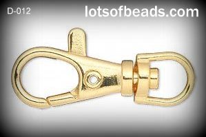 Swivel key ring lobster clasp